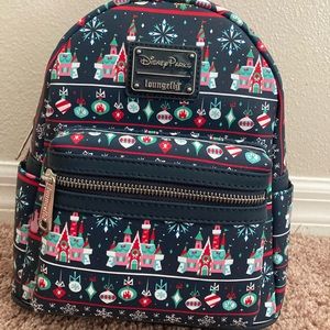 NEW! 2020 Disney Parks Christmas sweater Loungefly mini backpack